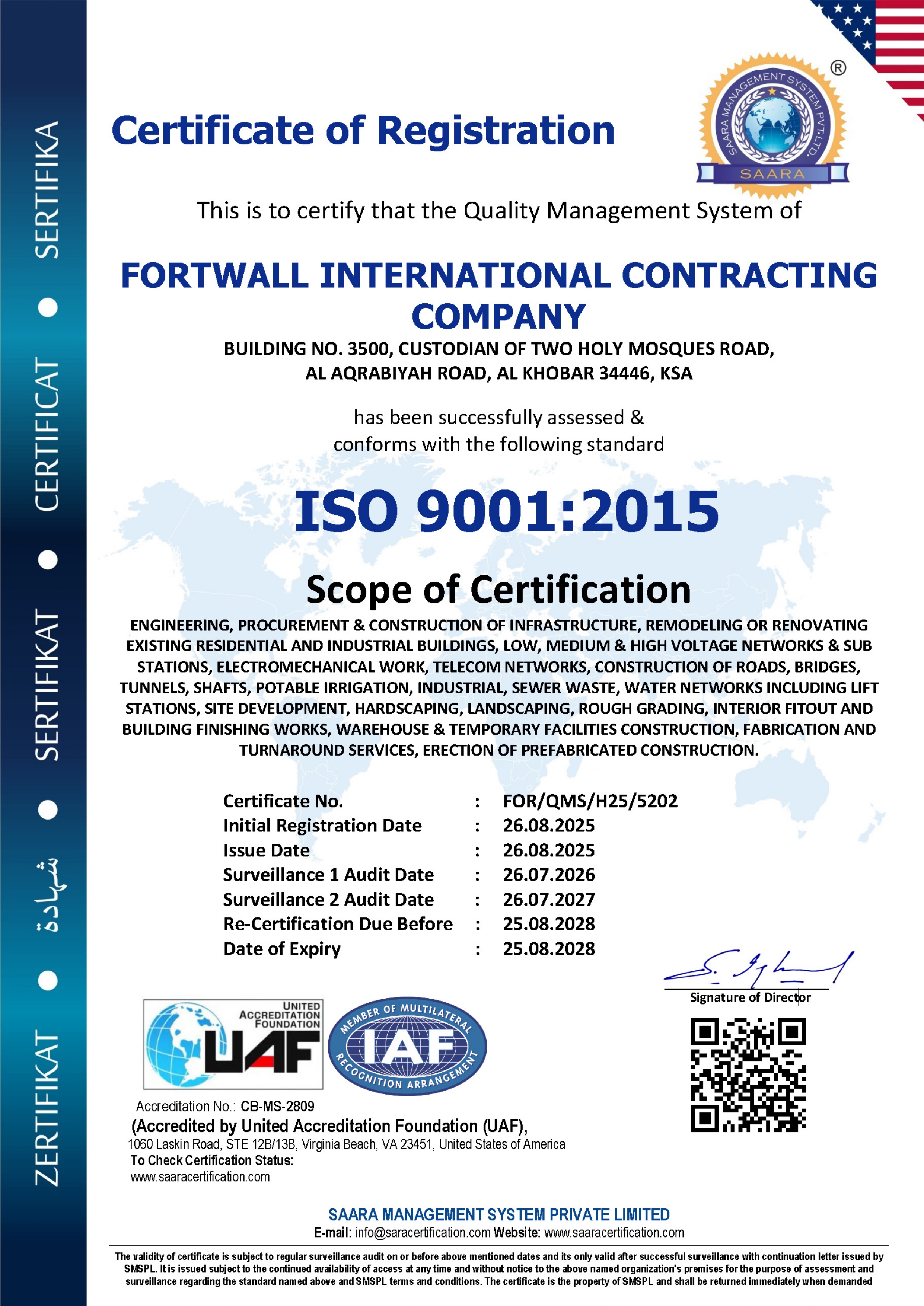 Certificate 3